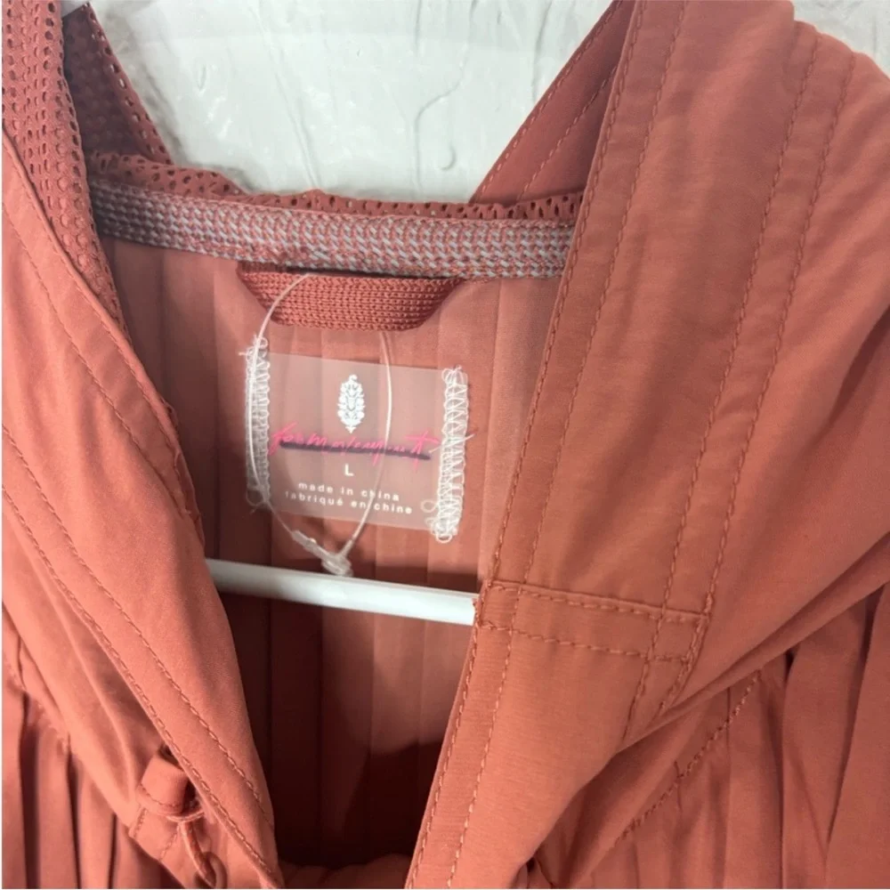 NWOT Free People Movement Pleaty Please Vest Rust Orange Size Large - Picture 6 of 9